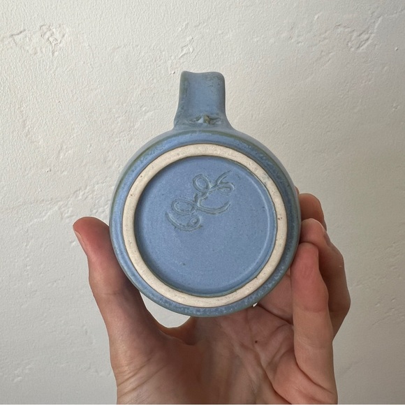 Periwinkle Purple Blue handmade Mug coffee cup - Picture 3 of 10